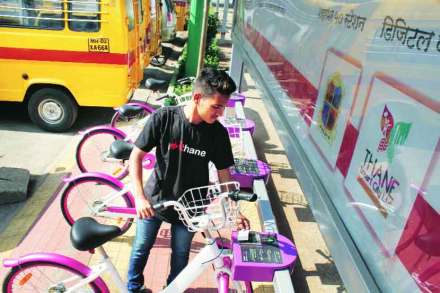 Bicycles on rent