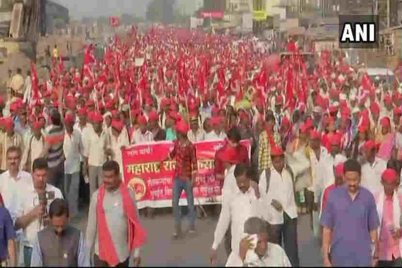 अखिल भारतीय किसान सभेच्या नेतृत्वाखाली नाशिकहून निघालेला हजारो शेतकरी, शेतमजूर, कष्टकऱ्यांचा लाँग मार्च रविवारी मुंबईत दाखल झाला.