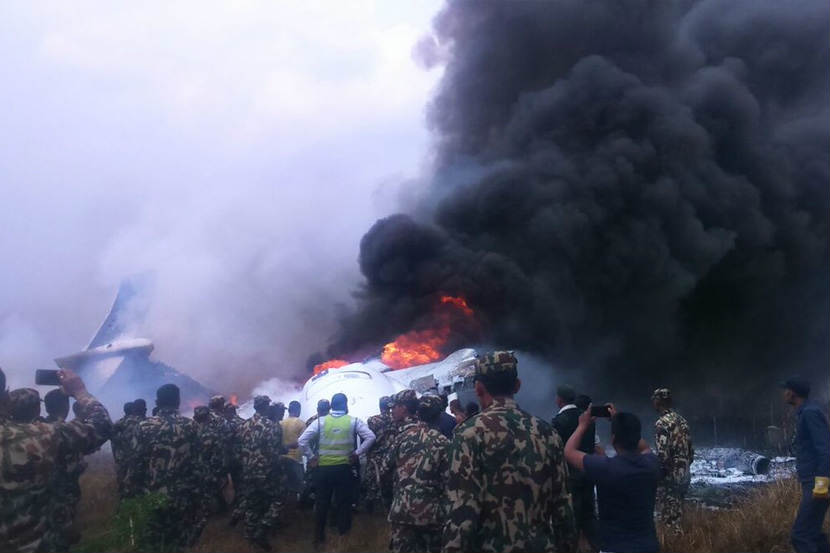 US Bangladeshi aircraft, crash, Kathmandu