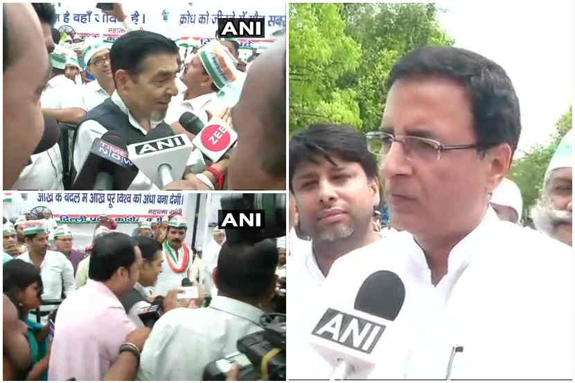 मोदी सरकार समाजात फुट पाडत असल्याचा आरोप काँग्रेस नेते सुर्जेवाला यांनी केला आहे. 
