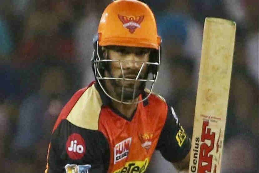 शिखर धवन ठरला सनरायजर्स हैदराबादच्या विजयाचा शिल्पकार