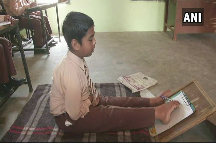 
कमलजीत सिंग लुधियानामधल्या सरकारी शाळेत शिकतो. (छाया सौजन्य : ANI)
