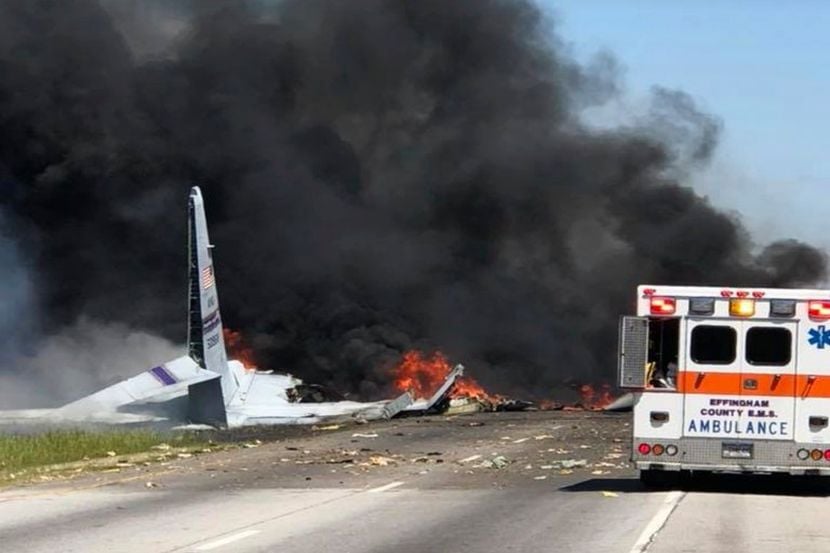 जॉर्जियामध्ये अमेरिकी लष्कराचं विमान कोसळलं, ९ जणांचा मृत्यू झाल्याची भीती