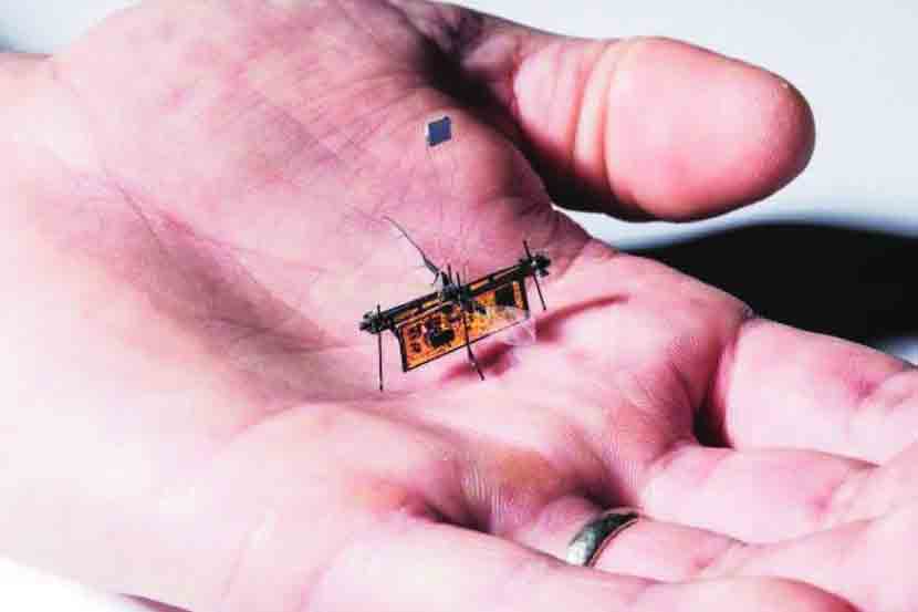 ‘जगातील पहिल्या वायरलेस, उडणाऱ्या रोबोचा शोध’
