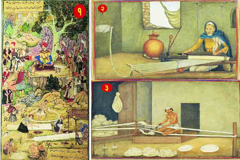 विरत चाललेले धागे : भारतीय लघुचित्रकला आणि हातमाग