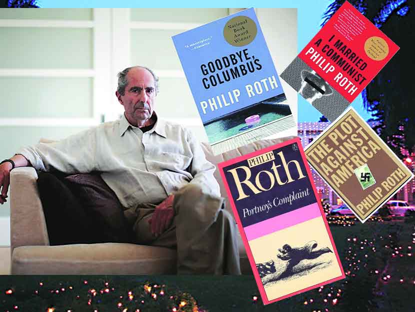 अमेरिकी कादंबरीकार फिलिप रॉथ 
