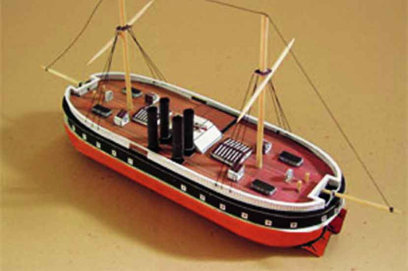 अमेरिकी डेमोलोगस (फुल्टन) युद्धनौकेची प्रतिकृती