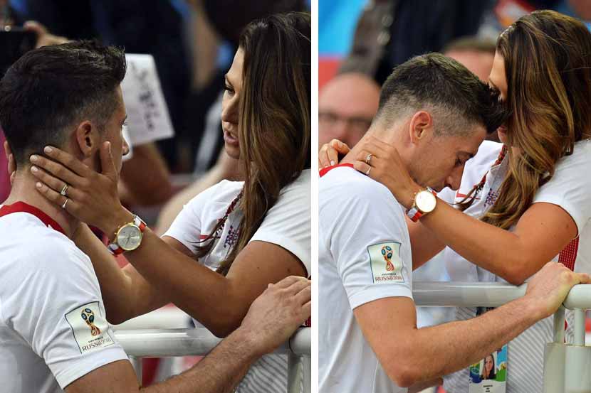 FIFA World Cup 2018 : पराभवानंतर पत्नीकडून फुटबॉलपटूचे ‘हृदयस्पर्शी’ सांत्वन; सोशल मिडीयाही भावूक