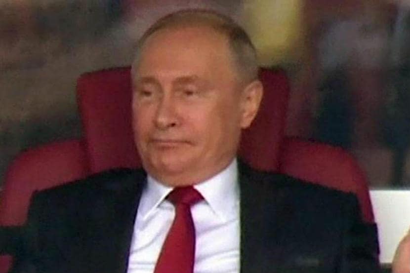 Fifa World Cup 2018 : रशियाच्या पहिल्या गोलनंतर राष्ट्राध्यक्ष पुतीन यांची ‘ही’ रिअॅक्शन पाहिली का?