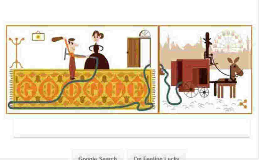 Google Doodle : व्हॅक्युम क्लिनरचा शोध लावणाऱ्या हबर्ट यांना गुगलची अनोखी आदरांजली