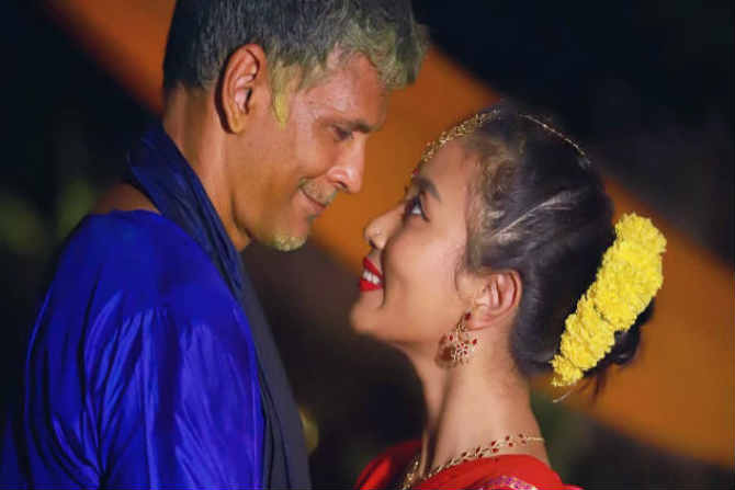 milind soman, ankita konwar