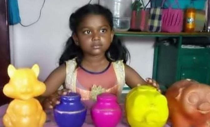 Nine Year old Anupriya donate Rs 9000 saved for cycle to Kerala Relief fund
