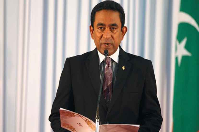 मालदीवचे राष्ट्रपती अब्दुल्ला यामीन 