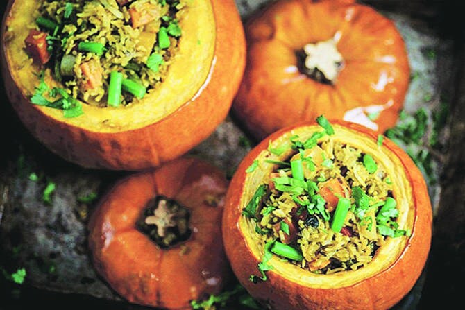 पम्पकीन बिर्याणी