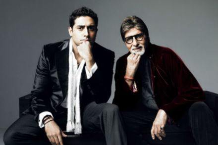 abhishek and amitabh