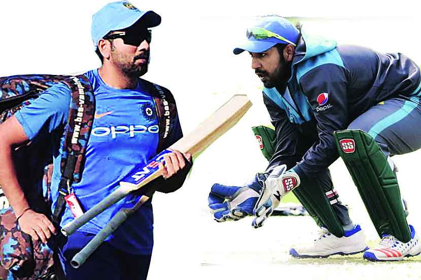  गेल्या वर्षी झालेल्या चॅम्पियन्स करंडक क्रिकेट स्पर्धेच्या अंतिम फेरीत दारुण पराभव पत्करल्यानंतर पारंपरिक प्रतिस्पर्धी भारत-पाकिस्तान बुधवारी एकमेकांसमोर उभे ठाकतील