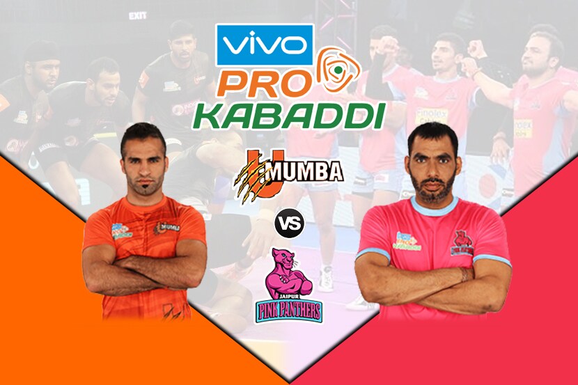 Pro Kabaddi Season 6 : यू मुम्बाची जयपूर पिंक पँथर्सवर मात; कोल्हापूरचा सिद्धार्थ देसाई चमकला