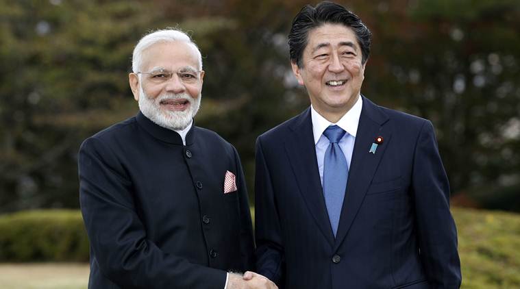 पंतप्रधान नरेंद्र मोदी हे माझे सर्वांत विश्वासू मित्रांपैकी एक आहेत, असे जपानचे पंतप्रधान शिंजो आबे यांनी म्हटले आहे. Sunday, Oct. 28, 2018. (Suo Takekuma/Kyodo News via AP)