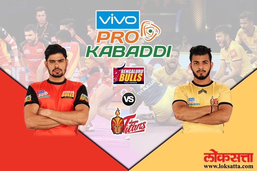 Pro Kabaddi Season 6 : तेलगू टायटन्सची झुंज मोडून काढत बंगळुरु बुल्सची बाजी