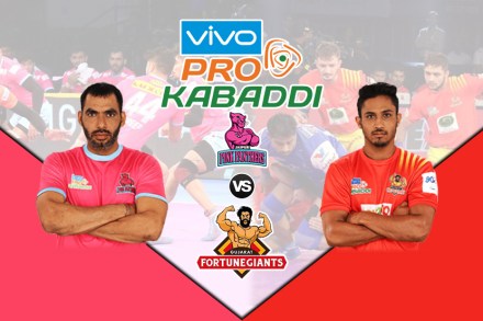 Pro Kabaddi Season 6 : गुजरातचा अष्टपैलू खेळ, जयपूर पिंक पँथर्सवर मात