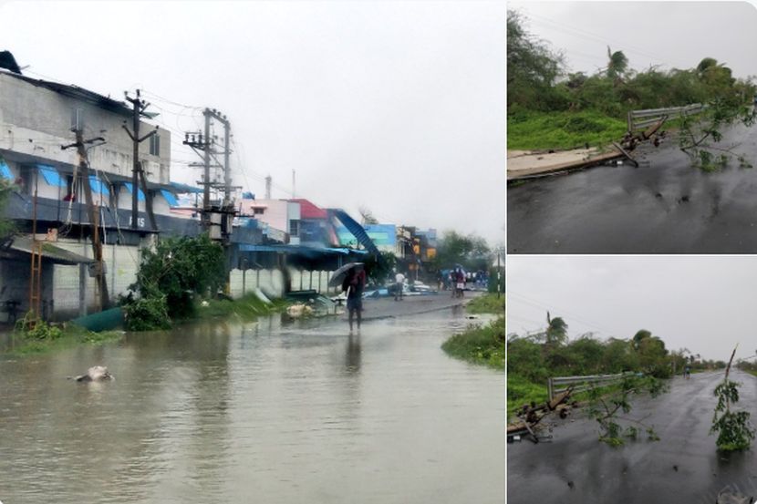 Cyclone Gaja : तामिळनाडूवर ‘गज’प्रहार; सहा जणांचा मृत्यू