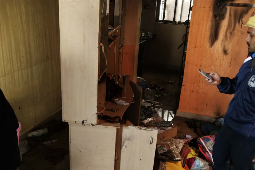 पिंपरी-चिंचवड : कासारवाडीत गॅसगळतीमुळे घराला भीषण आग; कुटुंबातील पाच जण जखमी