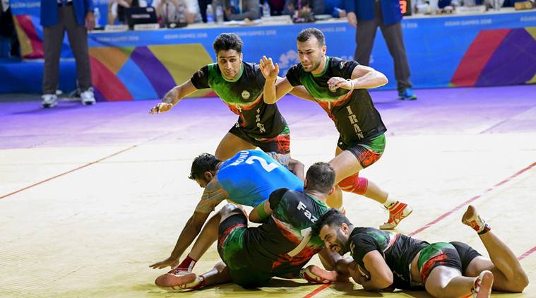 आशियाई खेळांमधला भारत विरुद्ध इराण सामन्यातील एक क्षण
