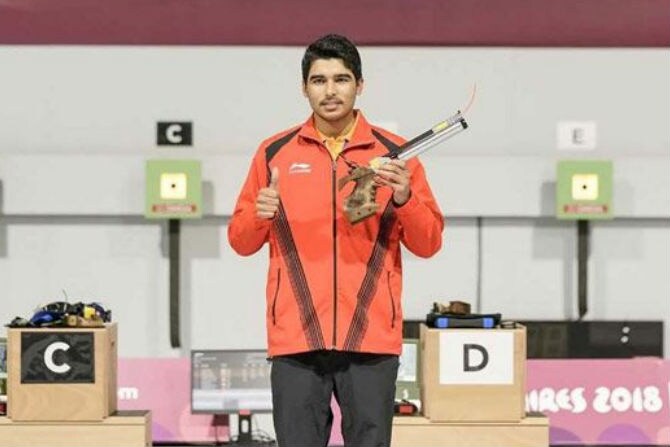 ISSF World Cup : भारताच्या सौरभचा विश्वविक्रम, सुवर्ण पदकासह ‘ऑलिम्पिक’भरारी