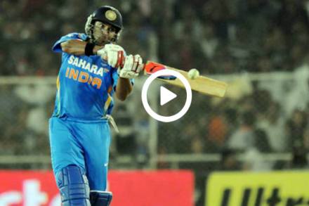 Video : Yuvi is Back! …अन् पहिल्याच चेंडूवर युवराजने लगावला षटकार
