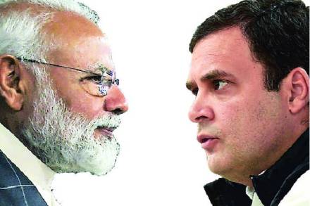 सत्ता कायम राखण्यासाठी पंतप्रधान नरेंद्र मोदी सारी शक्ती पणाला लावून रिंगणात उतरले आहेत, तर कोणत्याही परिस्थितीत भाजपाला सत्तेपासून रोखायचेच, असा निर्धार काँग्रेस अध्यक्ष राहुल गांधी यांनी केला आहे.