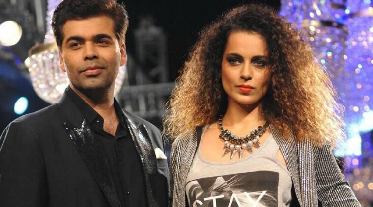 karan johar, kangana ranaut