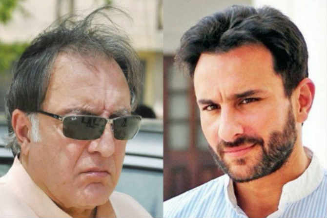 saif ali khan with father