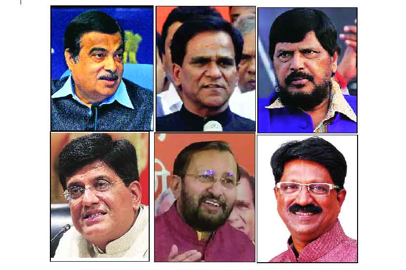 Narendra Modi Cabinet : महाराष्ट्राच्या वाटय़ाला आठ मंत्रिपदे
