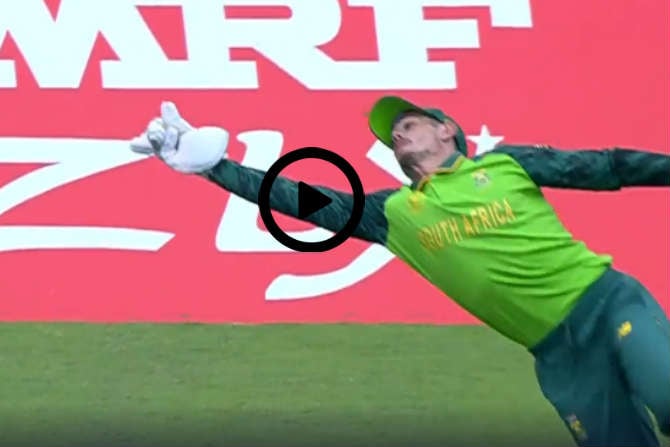 World Cup 2019 : डी कॉकने घेतला विराटचा भन्नाट झेल