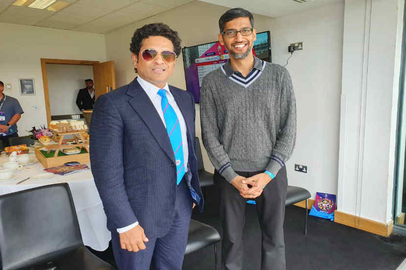 Cricket World Cup 2019 : भारत-इंग्लंड सामन्यात दोन दिग्गजांची भेट