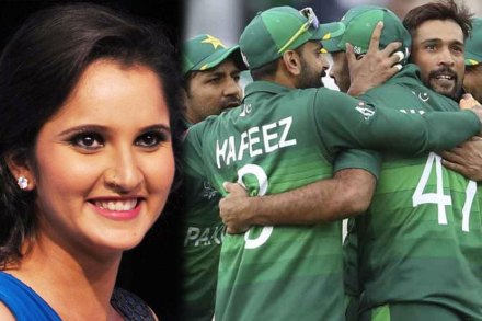 Cricket World Cup 2019 : सानिया मिर्झाकडून पाकिस्तानी क्रिकेट संघाचं अभिनंदन