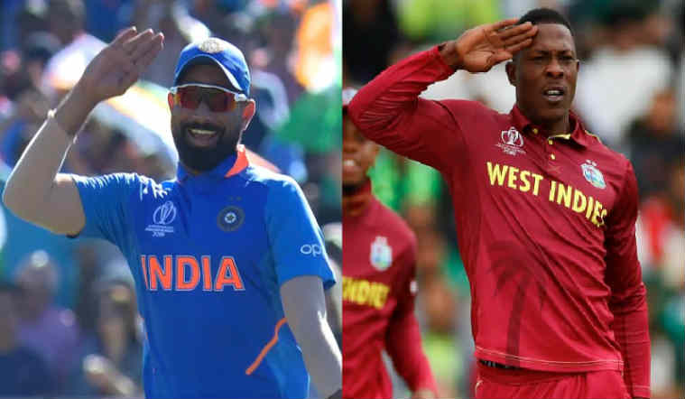 World Cup 2019 : नक्कल करणं सर्वात सोपं, शमीच्या सेलिब्रेशनला शेल्डन कॉट्रेलचं चोख प्रत्युत्तर