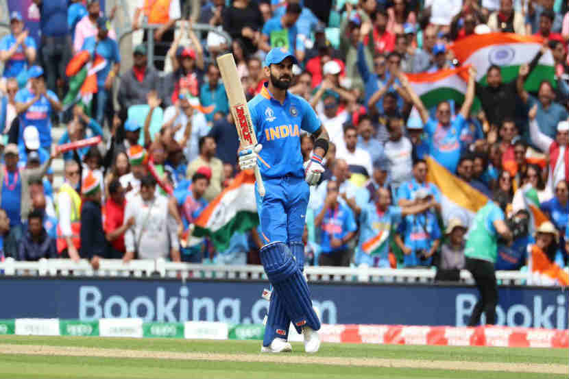 World Cup 2019 : सलग ४ अर्धशतकांसह विराट कोहलीचा विक्रम, मोहम्मद अझरुद्दीनला टाकलं मागे