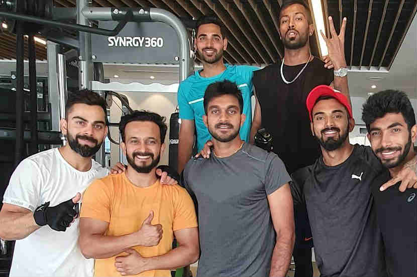 Cricket World Cup 2019 : पहिल्या सामन्याआधी टीम इंडियाची कसरत