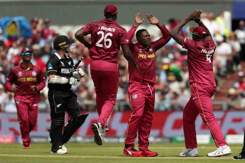 World Cup 2019 NZ vs WI : कॉट्रेलचा धडाका, न्यूझीलंडच्या सलामीवीरांना शून्यावर केलं बाद