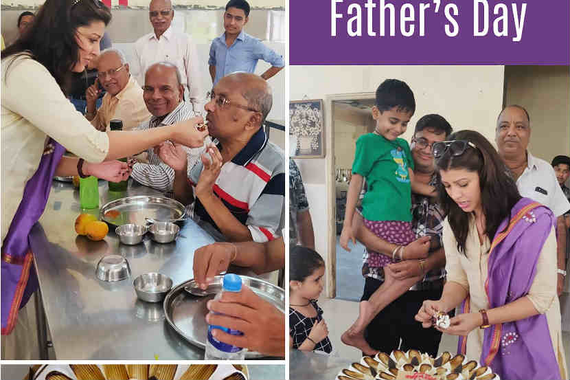 Father’s Day 2019 : वृद्धाश्रमात जाऊन तेजस्विनी पंडितने सेलिब्रेट केला ‘फादर्स डे’