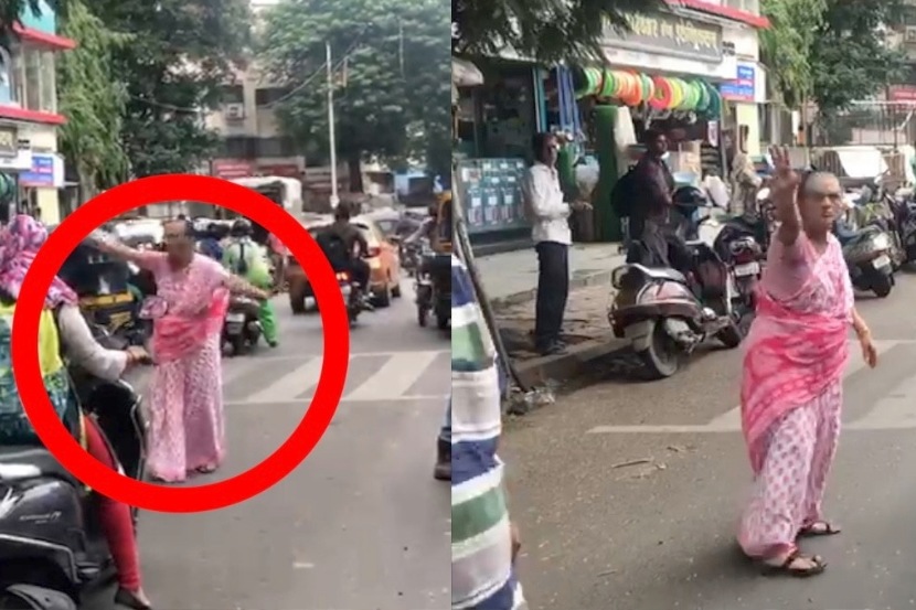 Video : पुण्यात आजीबाईंनीच सोडवली वाहतूक कोंडी