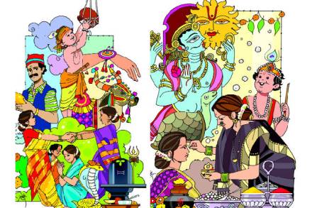 श्रावणापासून सुरू झालेला हा उत्साह दिवाळीपर्यंत ओसंडून वहात असतो.