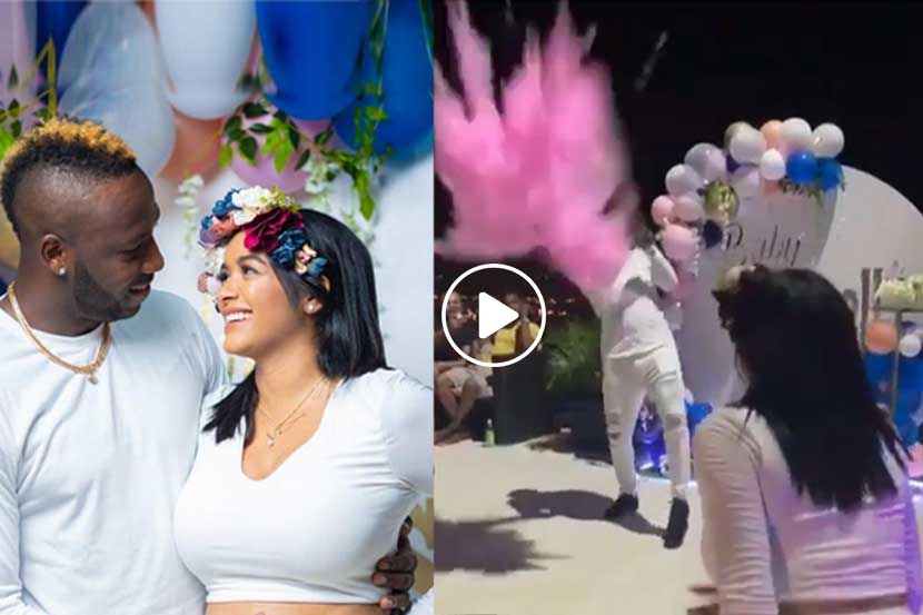 Video : पत्नीसोबत क्रिकेट खेळून आंद्रे रसलने केली ‘ही’ महत्वाची घोषणा