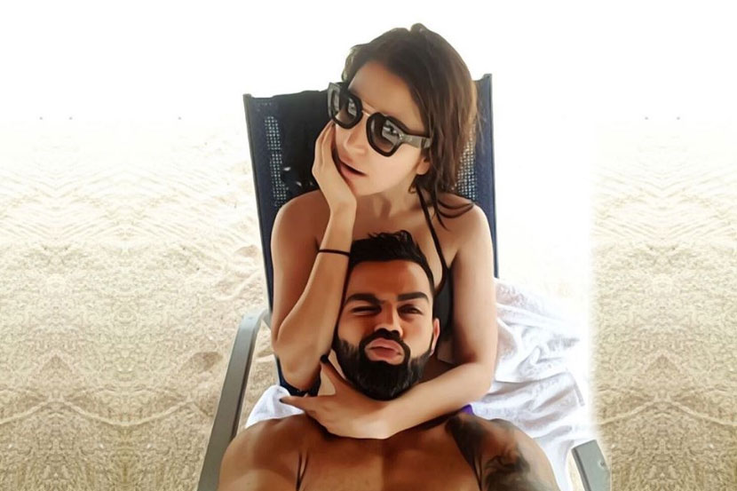 विराट-अनुष्काचा HOT लूक पाहिलात का?