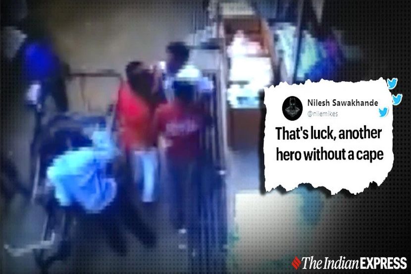 Viral Video : दुसऱ्या मजल्यावरून कोसळलेलं मुल धावत्या रिक्षात पडलं