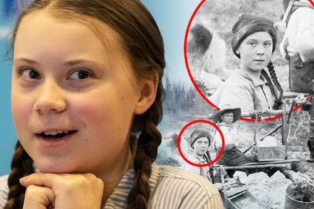 ग्रेटा थनबर्ग टाईम ट्रॅव्हलर? १२० वर्षांपूर्वीचा फोटो होतोय व्हायरल