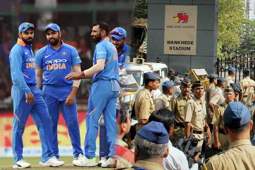 वानखेडे मैदानावर पहिला टी-२० सामना अडचणीत, सुरक्षा पुरवण्यास मुंबई पोलिसांची असमर्थता
