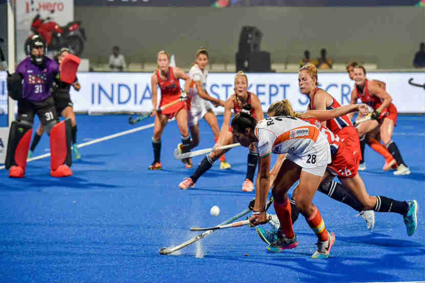 Olympic Qualifier Hockey : भारतीय महिलांकडून अमेरिकेचा धुव्वा