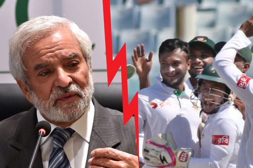 एहसान मणी तोंडावर आपटले, पाकिस्तानात कसोटी क्रिकेट खेळण्यास बांगलादेशचा नकार